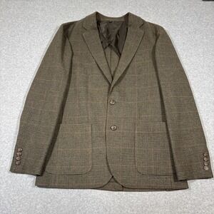 NWT J Crew Men Sz 40 Slim-fit Plaid Wool-Blend Patch-Pocket Blazer Coat $498